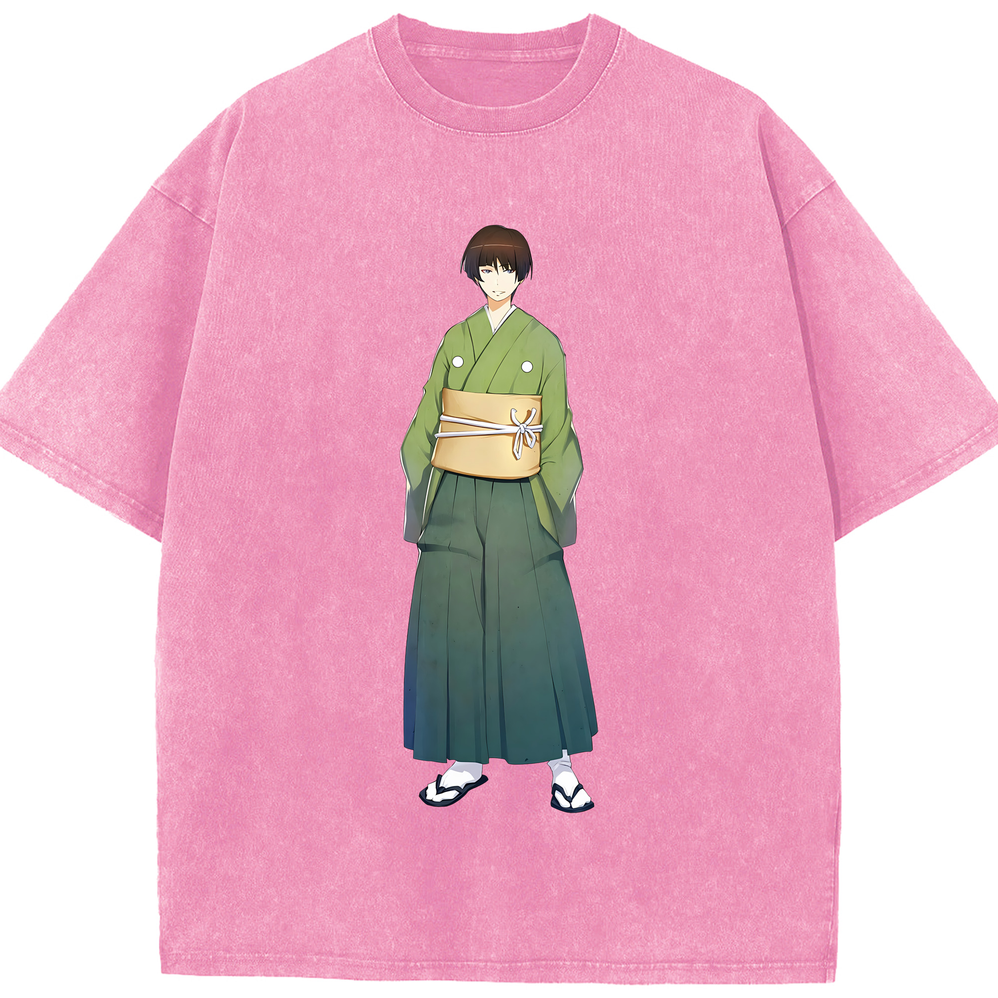 （画像用） 刀剣乱舞 Touken Ranbu 綿100% ヴィンテージ風 半袖Tシャツ（フロントプリント）